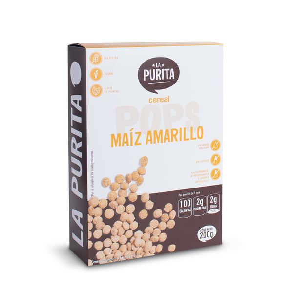 Cereal Pop Maíz Amarillo La Purita 200 gr