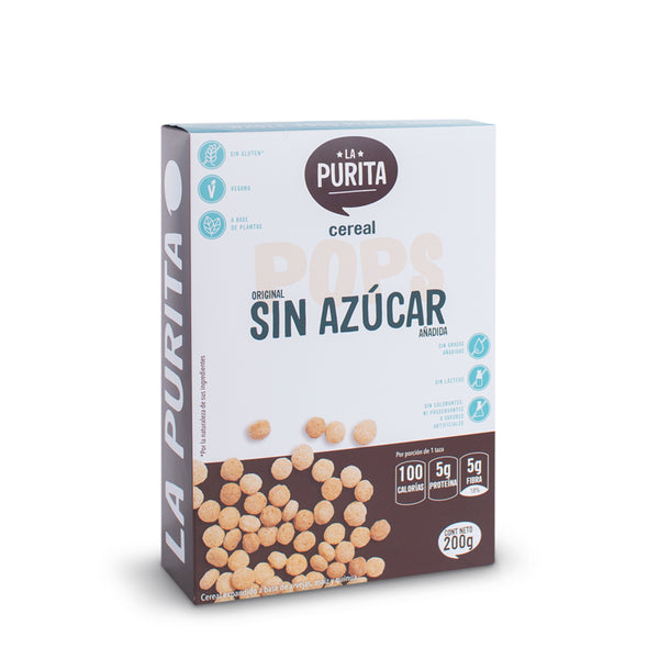 Cereal Pop Original La Purita 200 gr. (sin azúcares)