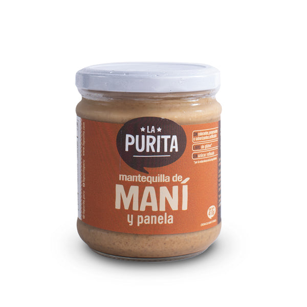 Mantequilla de Maní y Panela Orgánica La Purita