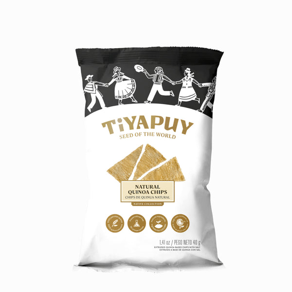 Chips de Quinua natural Tiyapuy 40 g